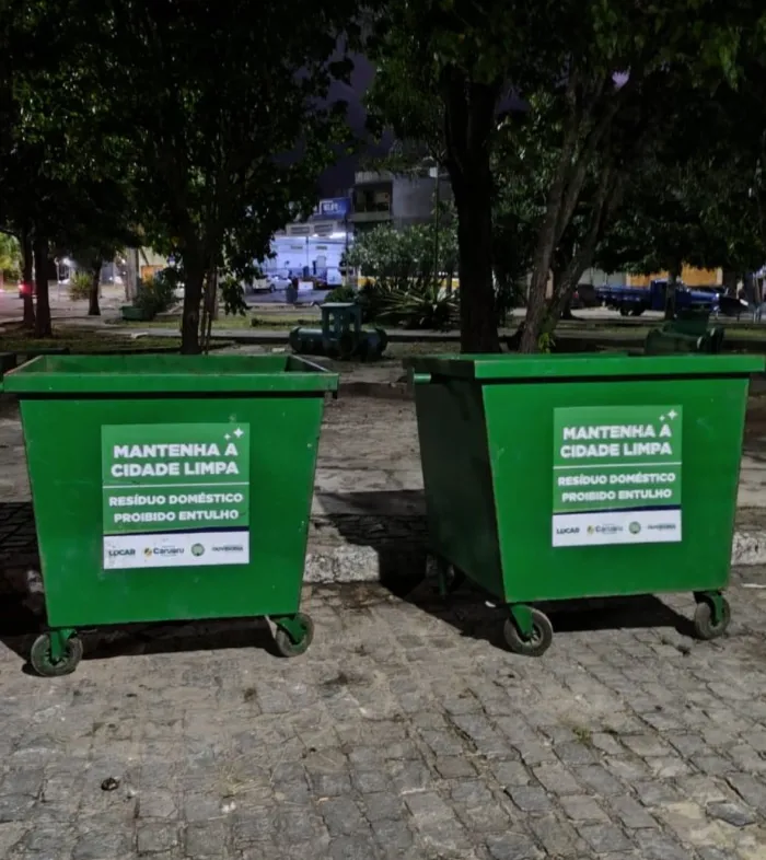 Prefeitura de Caruaru colocará contêineres de resíduos em pontos turísticos da cidade