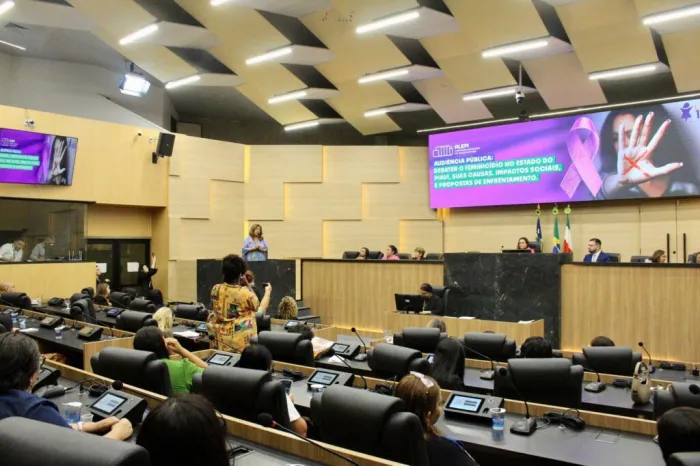 Secretaria das Mulheres participa de audiência pública sobre feminicídio na Alepi