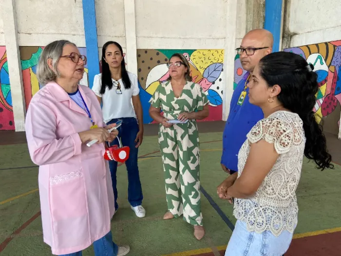 SMS: Programa Saúde na Escola realiza palestras de higiene bucal no CIAM Marabá
