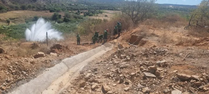 Idepi executa obra de recuperação da Barragem Pedra Redonda em Conceição do Canindé