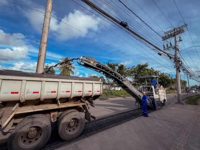 Prefeitura segue em andamento com obra na Gerino de Souza