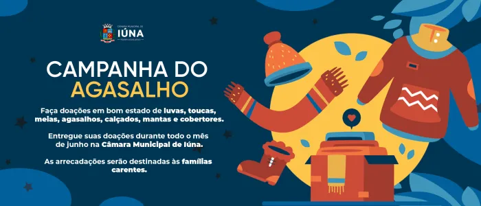 Câmara Municipal inicia a Campanha do Agasalho