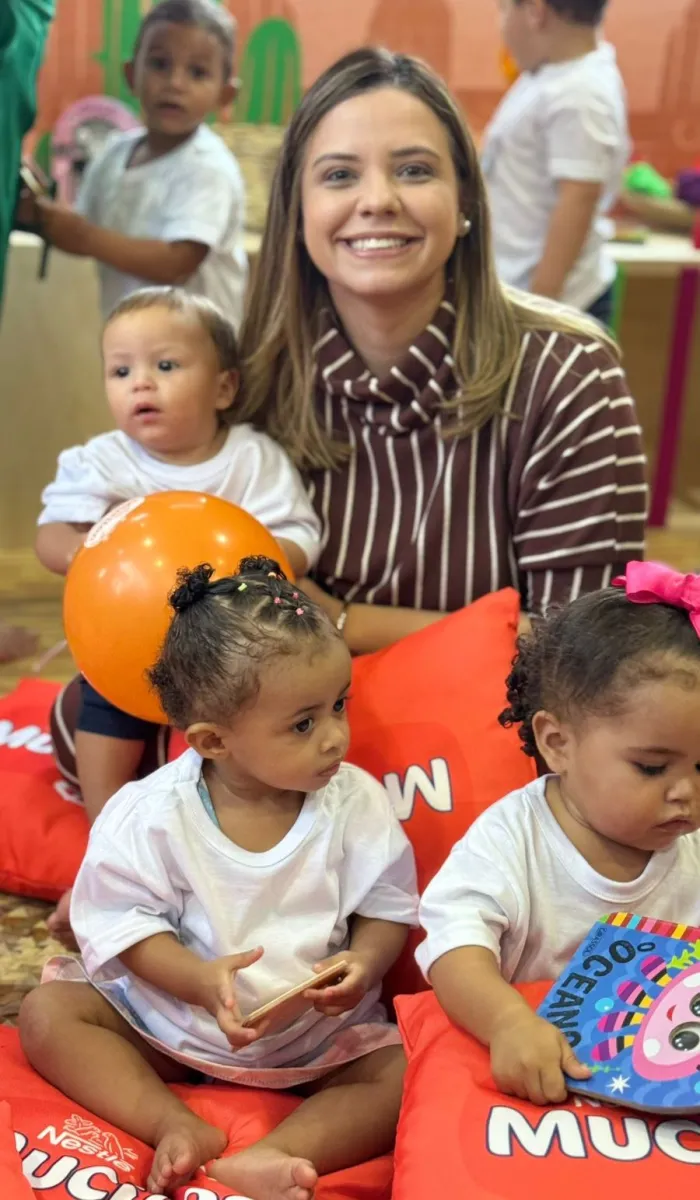 Vice-prefeita Dayse Silva reforça compromisso com a primeira infância na ativação da Bebeteca em Caruaru