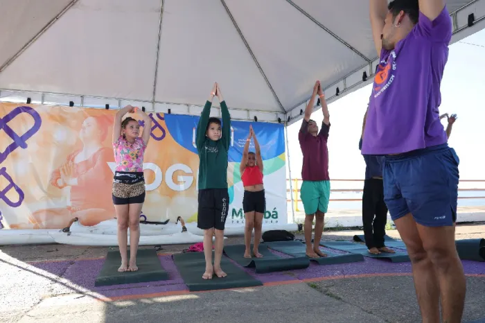 Seaspac: Adolescentes atendidos pelo CRAS da Folha 13 participam das atividades do UNA Parque