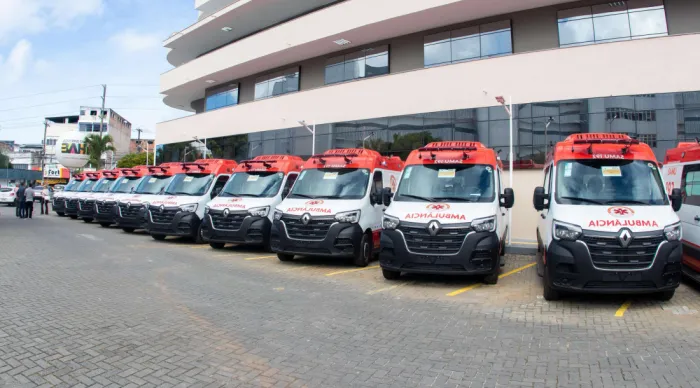 Sergipe recebe 21 novas ambulâncias para renovar frota de suporte básico e avançado do Samu