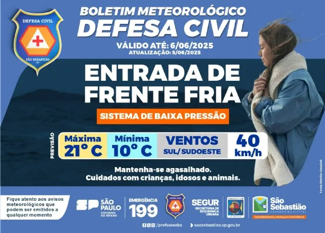 Foto: Reprodução/Prefeitura de São Sebastião - SP