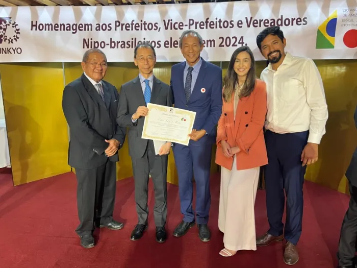 Elias Ishy é homenageado pelo Bunkyo - Sociedade Brasileira de Cultura Japonesa