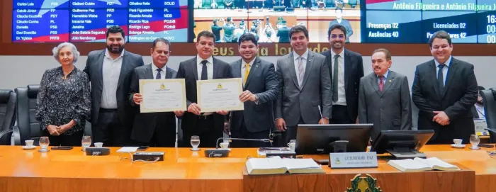 Entrega do título de 'Cidadão Maranhense' a Marreca e Júnior Marreca