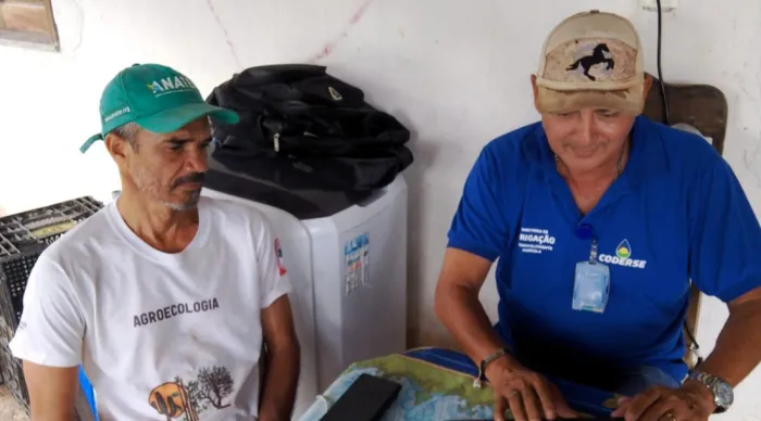 Coderse inicia cadastro da agricultura familiar nos lotes da irrigação pública