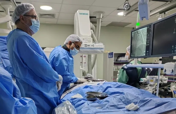 HGV realiza procedimento intervencionista em recém-nascido com cardiopatia congênita