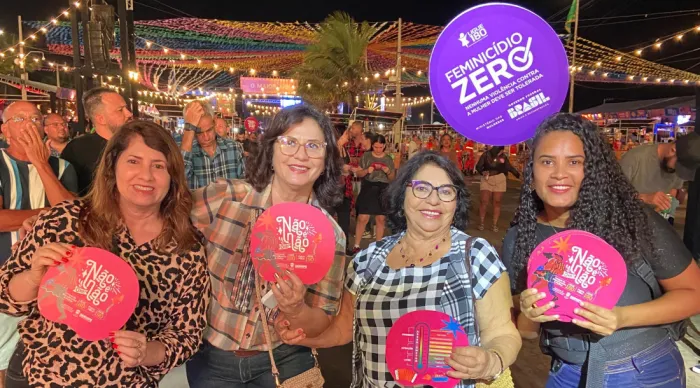 Cantoras destacam campanha ‘Não é não! Oxe!’ durante o ‘Quinta Delas’ e reforçam respeito às mulheres