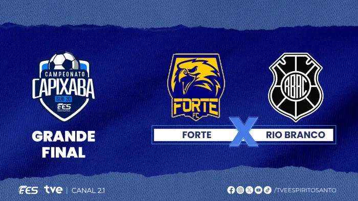 TVE transmite final do Capixaba Sub-20 neste domingo (08)