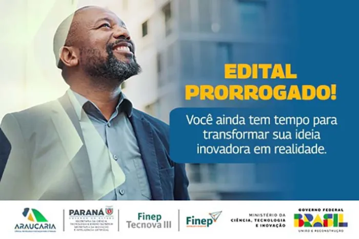 Acesso a R$ 30 milhões: prazo para as inscrições do Tecnova III é prorrogado até 1º de julho
