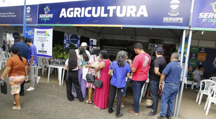 Serviços da Agricultura e empresas vinculadas foram ofertado durante a 49ª edição do ‘Sergipe é aqui’