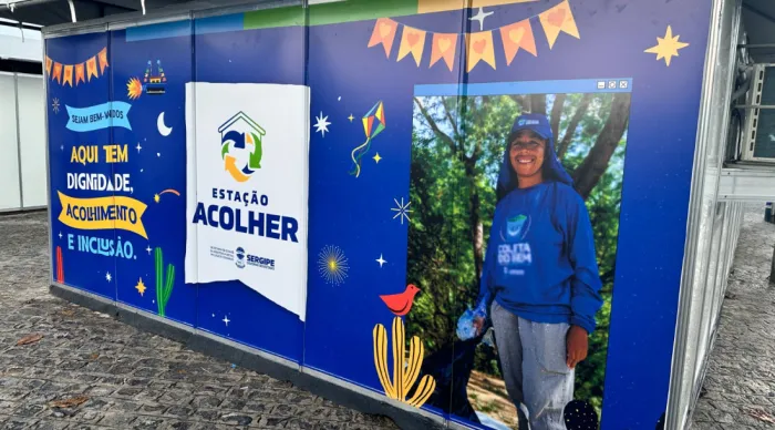 Estação Acolher do Arraiá do Povo ultrapassa cinco toneladas de materiais recicláveis coletados