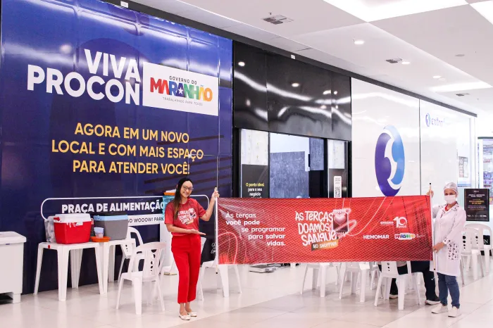Projeto de doação de sangue chega ao Golden Shopping