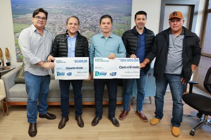 Coronel David comemora 101 anos de Maracaju e entrega emendas no valor de R$ 150 mil