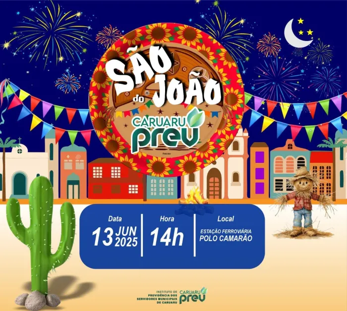 Arraiá para aposentados e pensionistas do CaruaruPrev acontece nesta sexta (13)