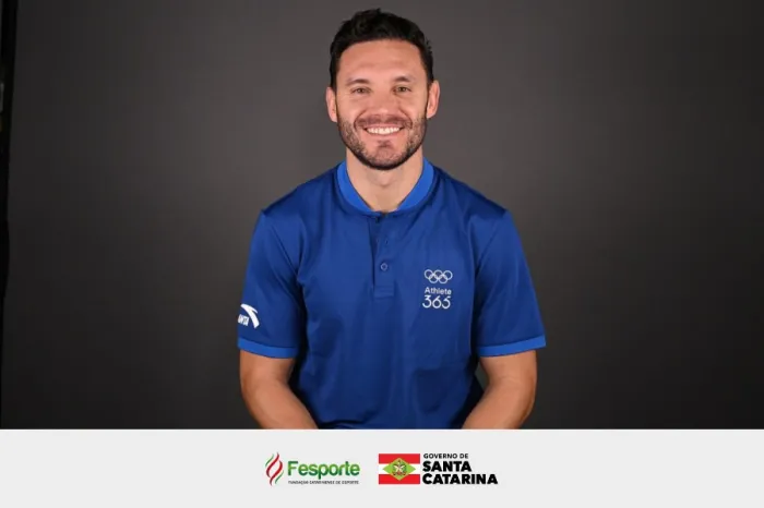 Douglas Brose representou o esporte catarinense no Fórum Internacional de Atletas 2025 na Suíça