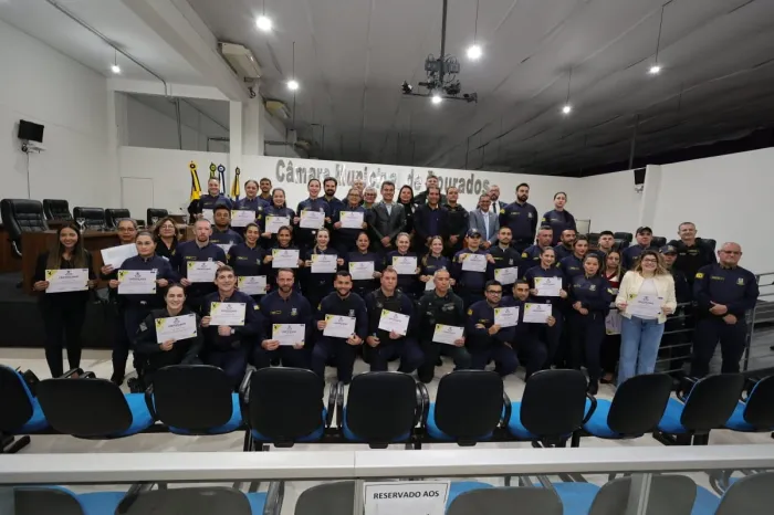 Prefeitura forma agentes da Patrulha Maria da Penha e Marçal destaca papel da Guarda Municipal