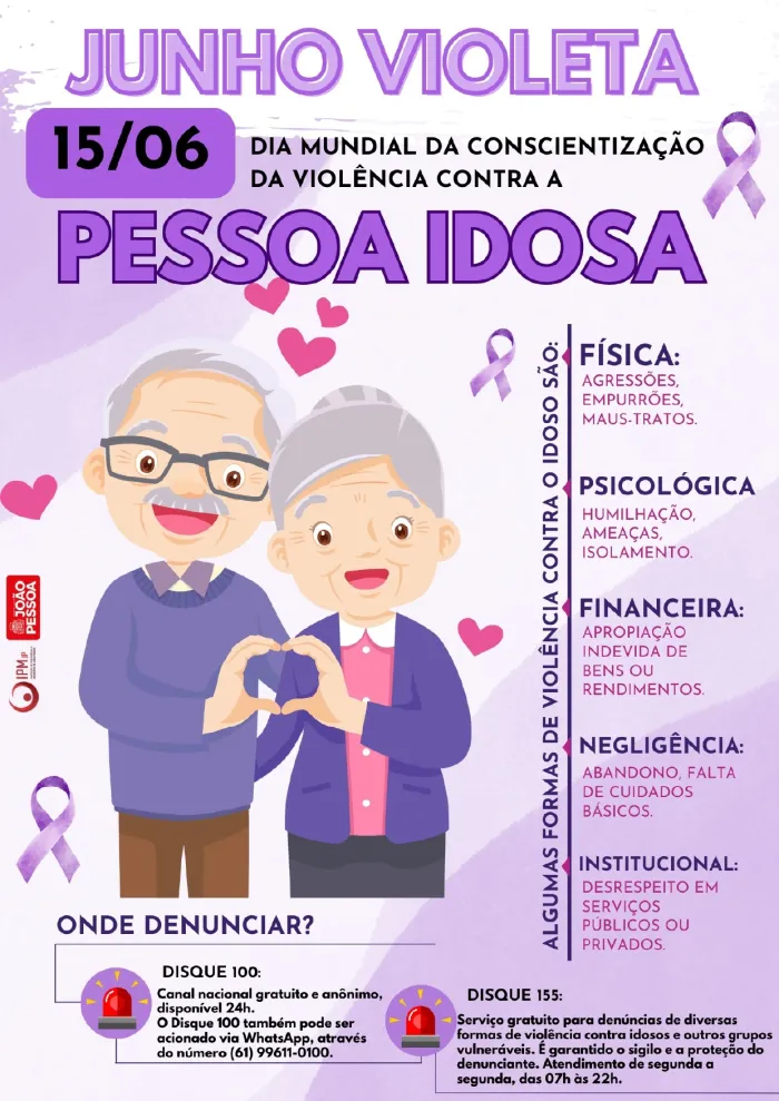 IPM-JP realiza atividade em alusão ao Dia Mundial de Conscientização da Violência contra a Pessoa Idosa