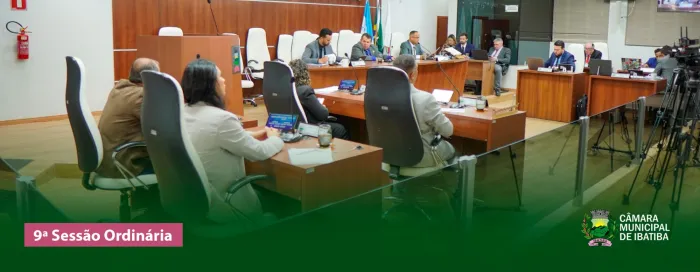 Saiba o que a Câmara Municipal aprovou na 9ª Sessão Ordinária