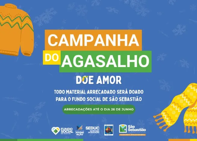 Projeto Jovens em Ação mobiliza escolas municipais na Campanha do Agasalho