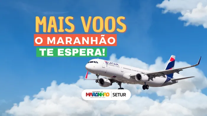 Turismo comemora nova rota da LATAM e aumento de voos para a capital maranhense