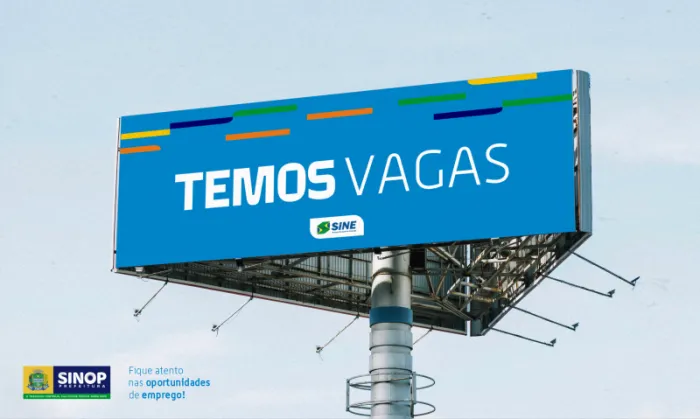 Mais de 200 oportunidades de emprego estão abertas em Sinop nesta terça-feira (17)