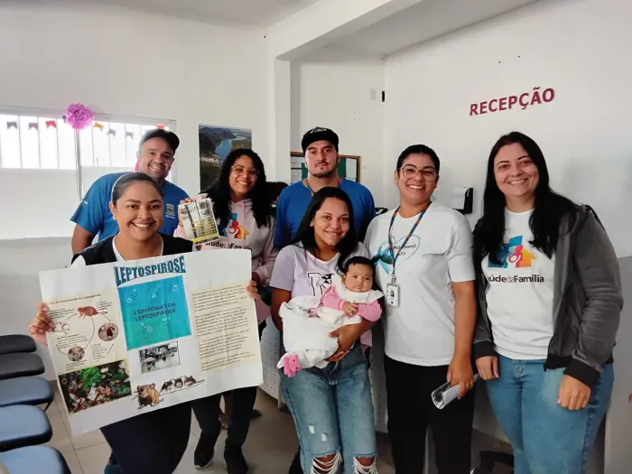 ESF de Boraceia promove palestra sobre leptospirose