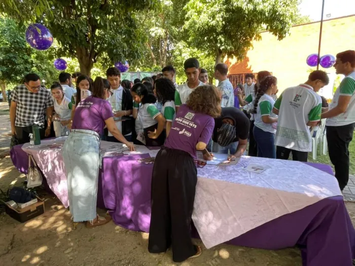 Sempi leva ação de conscientização sobre violência de gênero ao IFPI durante a Semana de Enfrentamento à Violência contra a Mulher 2025