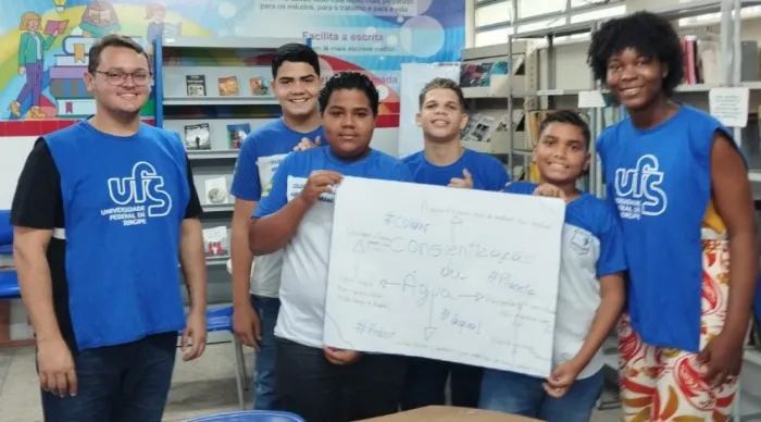 Colégio Estadual Armindo Guaraná recebe oficina sobre sustentabilidade e saúde com foco em atitudes conscientes