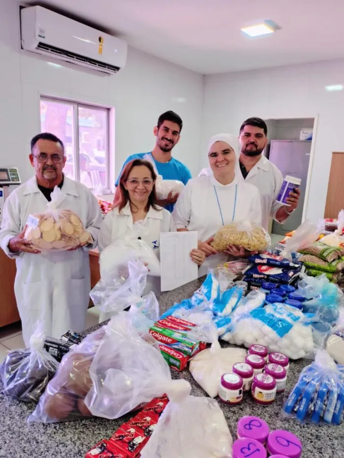 Imepi realiza doação de produtos para o Lar Flores de Maria