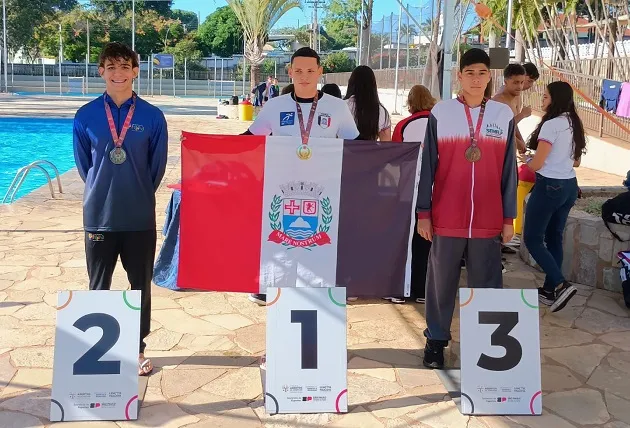 Miguel Arcanjo Barrada conquistou dois ouros na natação