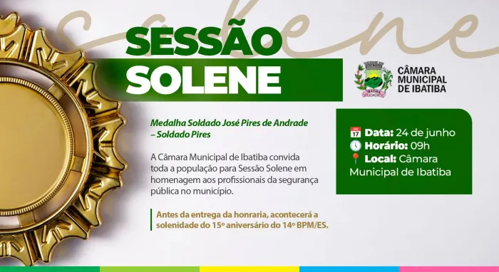 Foto: Reprodução/Câmara de Ibatiba - ES