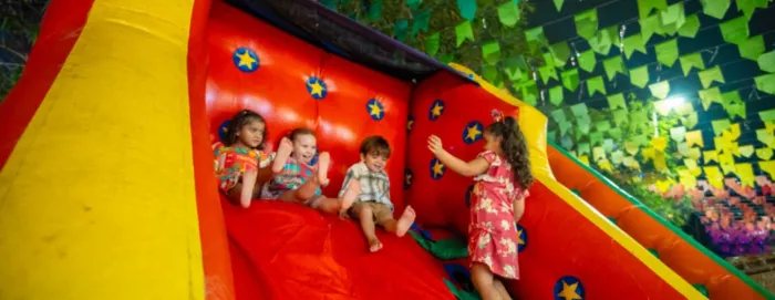 Espaço Infantil garante diversão e segurança para toda família no Arraial da Assembleia