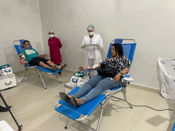 Campanha de doação de sangue é realizada no Hospital Macrorregional de Santa Inês