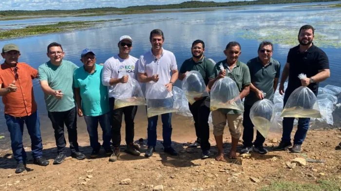 Semarh doa 100 mil filhotes de peixe e fortalece piscicultura e biodiversidade em Joaquim Pires
