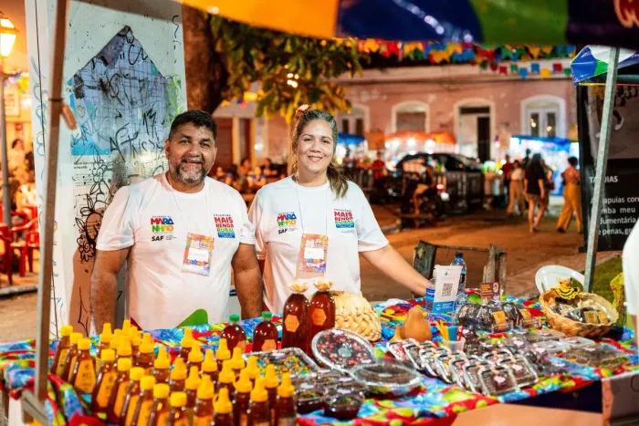 SAF leva mais de 30 empreendimentos à feirinha da agricultura familiar no arraial Santo Antônio