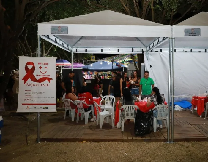 38º Festejo Junino: Equipes da Saúde realizam atendimentos e testagens na Arena Z-30
