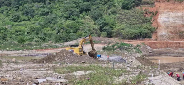 Construção da Barragem Nova Algodões entra na fase de limpeza das fundações e sondagens complementares