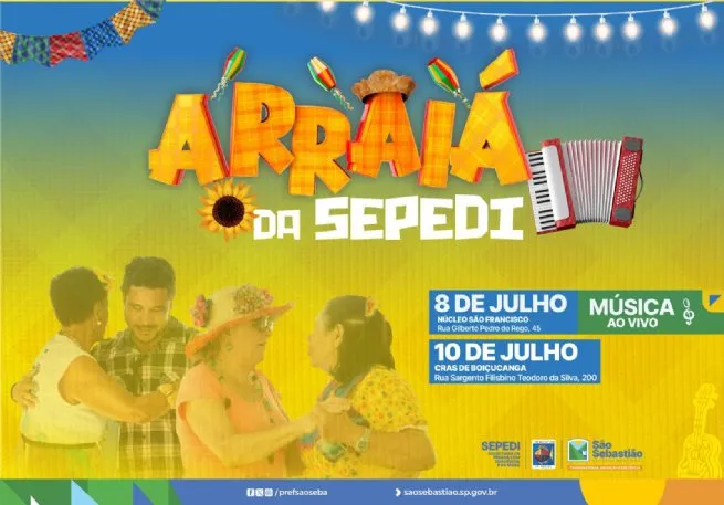 Arraiá da Sepedi celebra a inclusão com festa e integração na Costa Sul e Região Central