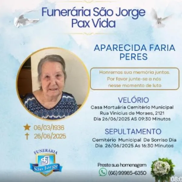 Prefeitura lamenta falecimento de mãe de servidora
