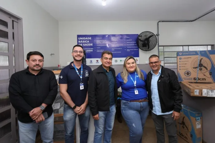 Inspetor Cabral acompanha entrega de novos equipamentos em UBSs de Dourados