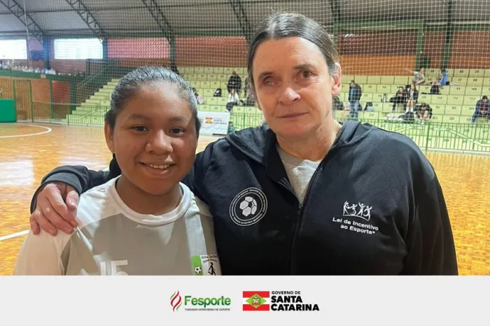 Atleta de comunidade de Roraima marca presença nos Jogos Escolares de Santa Catarina