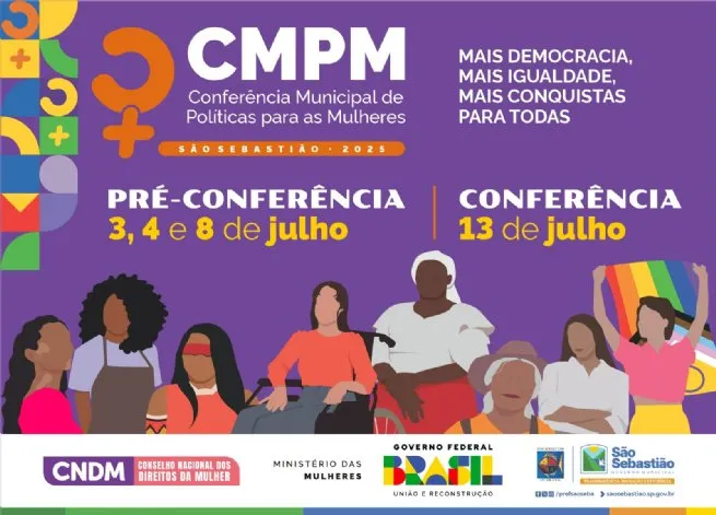 São Sebastião realiza etapa municipal da 5ª Conferência Nacional de Políticas para Mulheres