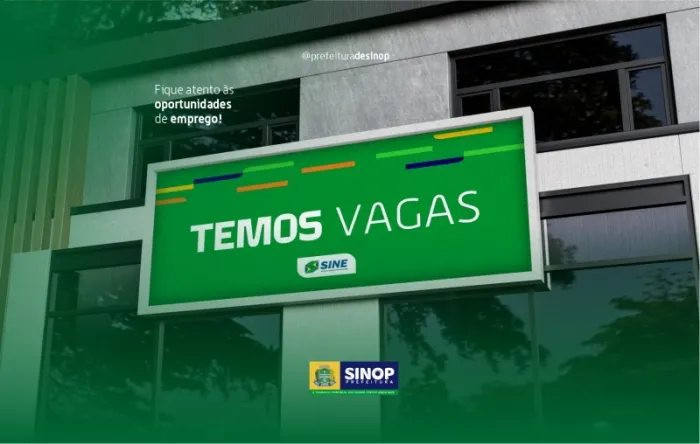 Sine Sinop oferece 335 vagas de emprego em diversas áreas