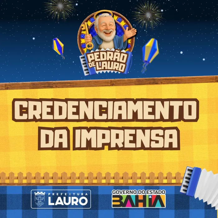 Prefeitura realiza credenciamento da imprensa para cobertura do Pedrão de Lauro