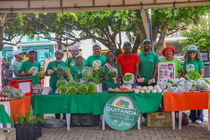 Quitanda da SAF leva produtos da agricultura familiar ao Diálogos pelo Piauí em Floriano