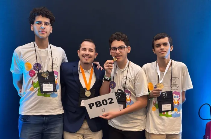 Estudantes da Rede Pública Estadual da Paraíba conquistam medalha de ouro na etapa nacional da Olimpíada Brasileira de Matemática